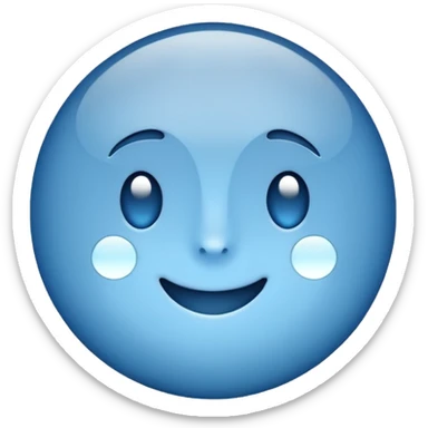 Blue tick mark sticker