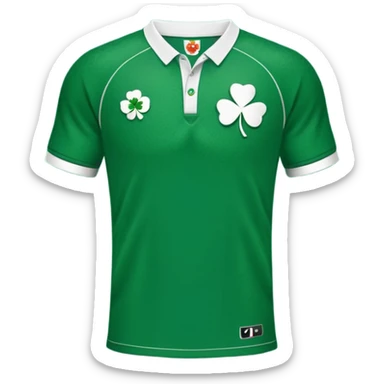 Irish rugby jersey sticker