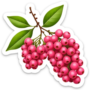 bright pink pepper corn scent sticker