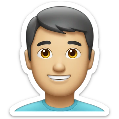 funny guy who from uzbekistan sticker