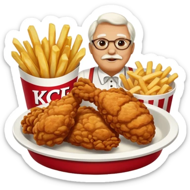 KFC meal sticker