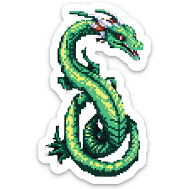 basilisk serpent with deadly stare sticker