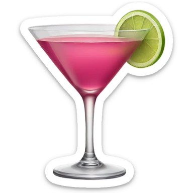 Cosmopolitan cocktail  sticker