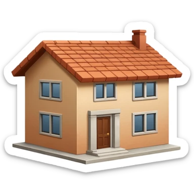 house no trees  not wooden like cartoonish almost only the front sticker