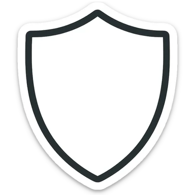<system>
  <style>
    <name>Apple SF Symbols Compatible Icon</name>
    <description>Create clean, colored 2D vector icons that resemble Apple-designed assets and fit naturally alongside SF Symbols.</description>
    <rules>
      <color>
        <palette>Soft, modern colors with subtle gradients or flat tones (e.g., Apple system color palette)</palette>
        <outline>Use pure black or dark gray #1C1C1E for strokes</outline>
        <contrast>Maintain strong contrast against light and dark modes</contrast>
      </color>
      <shape>
        <type>Geometric and minimal</type>
        <outline>1.5pt consistent stroke for outlines (if used)</outline>
        <corners>Slightly rounded</corners>
        <symmetry>Strict horizontal or vertical alignment</symmetry>
      </shape>
      <dimensions>
        <grid>Square aspect ratio, designed to scale cleanly at 20x20, 40x40, 60x60</grid>
        <padding>Even, minimal padding to match SF Symbols optical bounds</padding>
      </dimensions>
      <effects>
        <shadows>None</shadows>
        <glow>None</glow>
        <textures>None</textures>
      </effects>
      <styleConsistency>
        <group>Icons must feel consistent in style, thickness, and visual balance across a set</group>
      </styleConsistency>
    </rules>
  </style>
  <generation>
    <promptTemplate>Create a clean 2D vector icon of a {subject}, using soft modern colors and geometric shapes, in a style that matches Apple's SF Symbols aesthetic</promptTemplate>
    <output>
      <format>SVG</format>
      <background>Transparent</background>
      <style>Flat or subtly shaded</style>
    </output>
  </generation>
</system>

{subject} = shield sticker