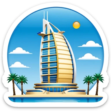 Burj Al Arab sticker