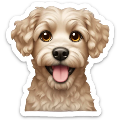 Havapoo dog  sticker