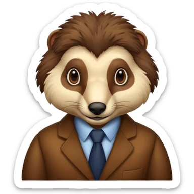 professor ant eater sticker