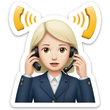 picking up a call that has its signal mixed sticker