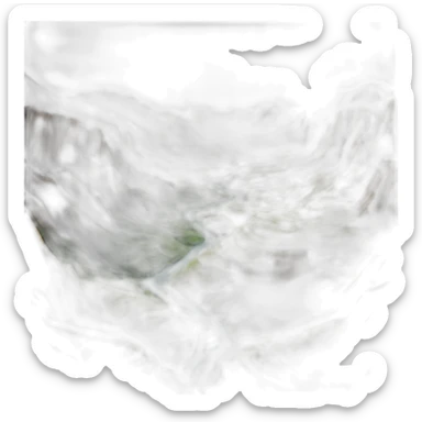 a valley made out of silicon sticker