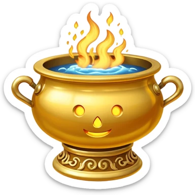 golden Cauldron sticker
