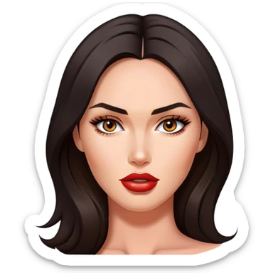 megan fox sticker