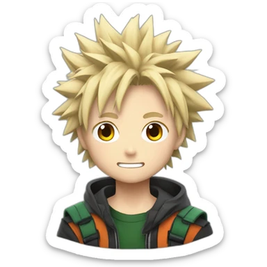bakugo katsuki sticker