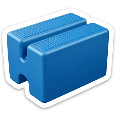 Step aerobics block sticker