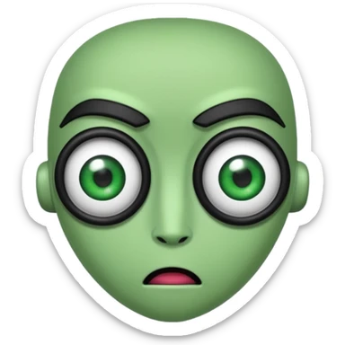 Invader zim  sticker