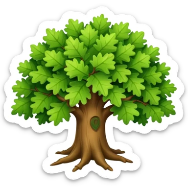 Oak Tree sticker