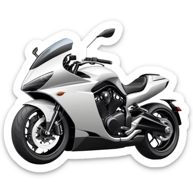 An icon showcasing a sleek motorcycle and a powerful car side by side, with bold, dynamic lines emphasizing speed and performance. highlighting their sleek design, custom tuning, and the excitement of the open road. Perfect for showcasing adventure and freedom on wheels. transparent background sticker