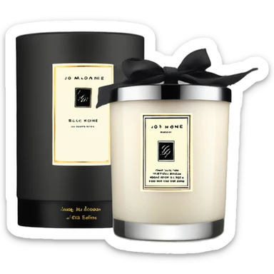 Jo malone candle black sticker