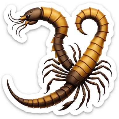 Scorpion tail. sticker