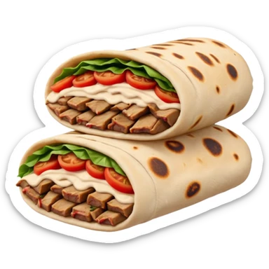 one shawarma sticker