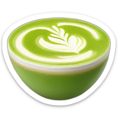 matcha latte sticker