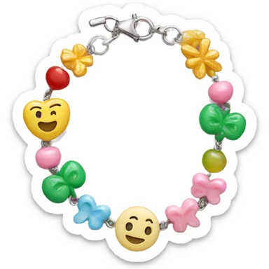 Lucky charms bracelet sticker