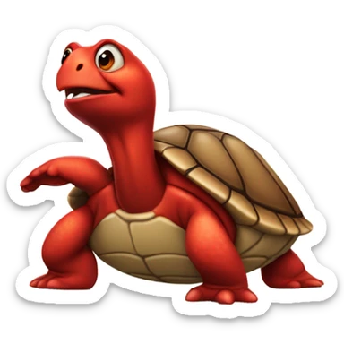 Nina turtle red angry sticker