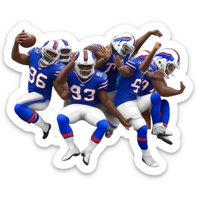 Bills mafia breaking a table sticker