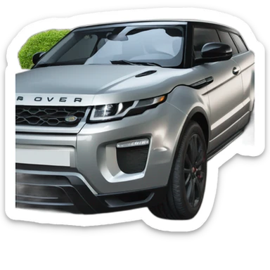 Range Rover Evoque Black sticker