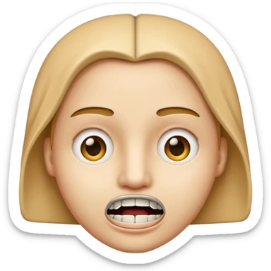 Zipper-Mouth Face emoji sticker