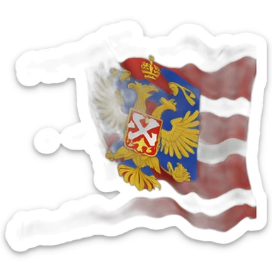flag of the Russian empire sticker