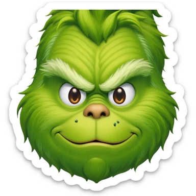 The grinch sticker
