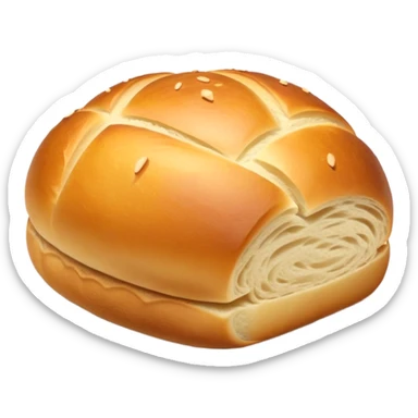 Kartoffelbrötchen potato bread roll sticker