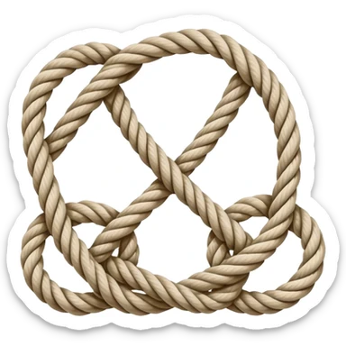 Basic sailing knots the Bowline, which creates a fixed loop, the Figure Eight, used as a stopper knot, the Reef Knot (or square knot) for joining two lines, and the Clove Hitch for securing a line to a post or piling sticker