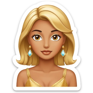 An diva emoji sticker