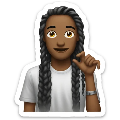 This emoji 😏 and this emoji 💅🏼 combined sticker