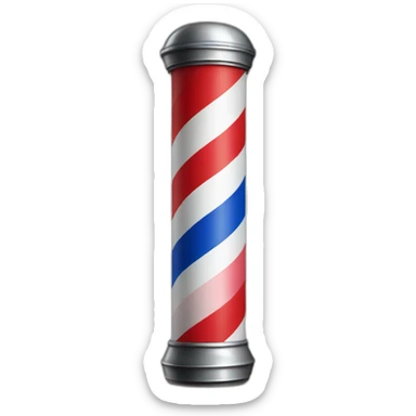 Barber pole laboutiquedubarber flag colors sticker