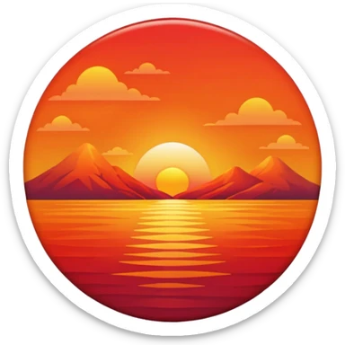 Atardecer  sticker