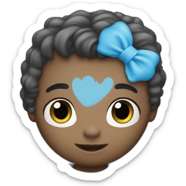 Blue hello kitty boy dear daniel sticker