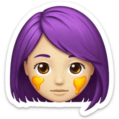 hair dye tool sticker