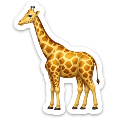 giraffe that is a fat sticker