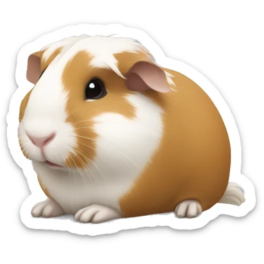 Guineapig laying down  sticker