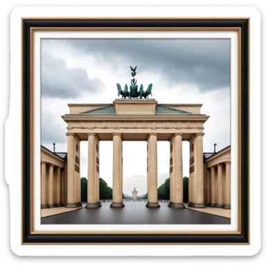 brandenburg gate sticker