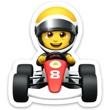 Go karting in the circuit Spa sticker