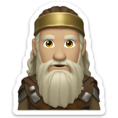 Gimli from Lord of the Rings sticker