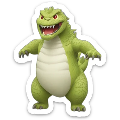 Goji (proportional)calm (realistic) (Godzilla King of the Monsters, 2019) sticker