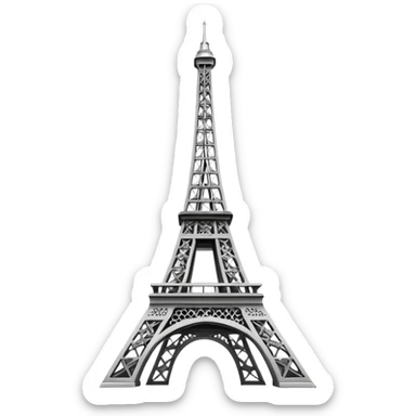 eiffel tower emoji sticker