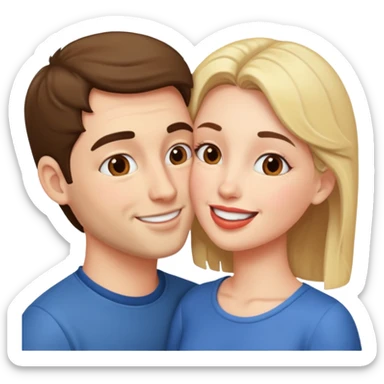 dosn adultos besandose sticker