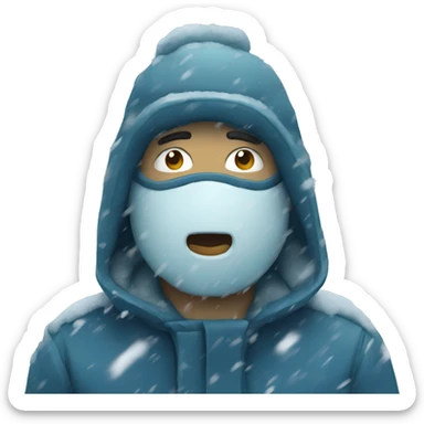 snowstorm sticker