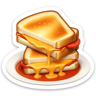Grilled cheese and tomato soup sticker